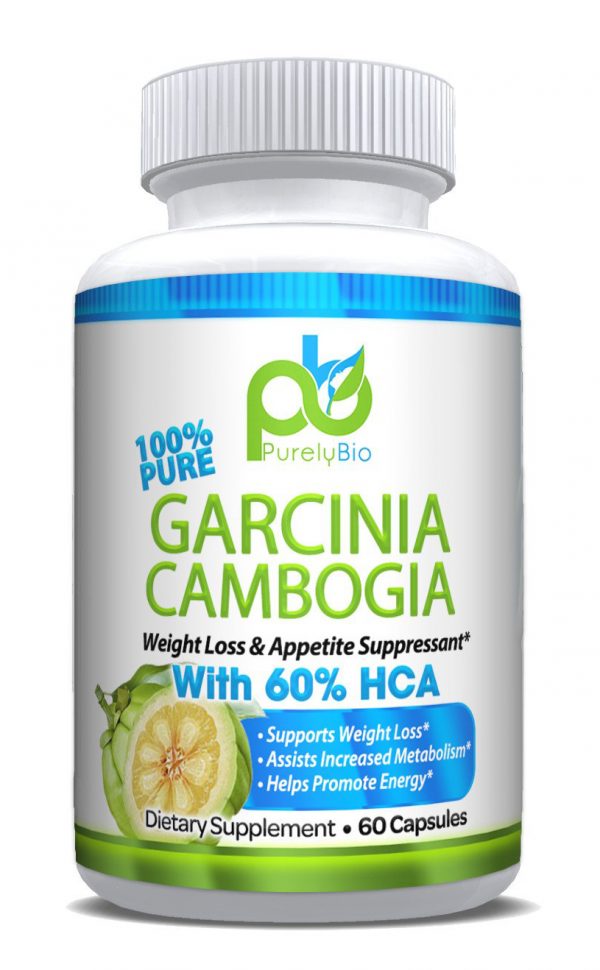 100% Pure Garcina Cambogia/60% HCA 60 Capsules