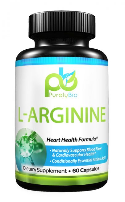 PurelyBio - L-Arginine No Blast  60 Capsules