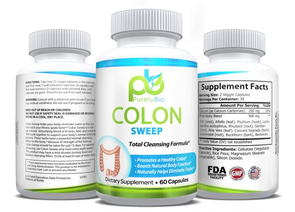 PurelyBio - Colon Sweep 60 Capsules - Image 4