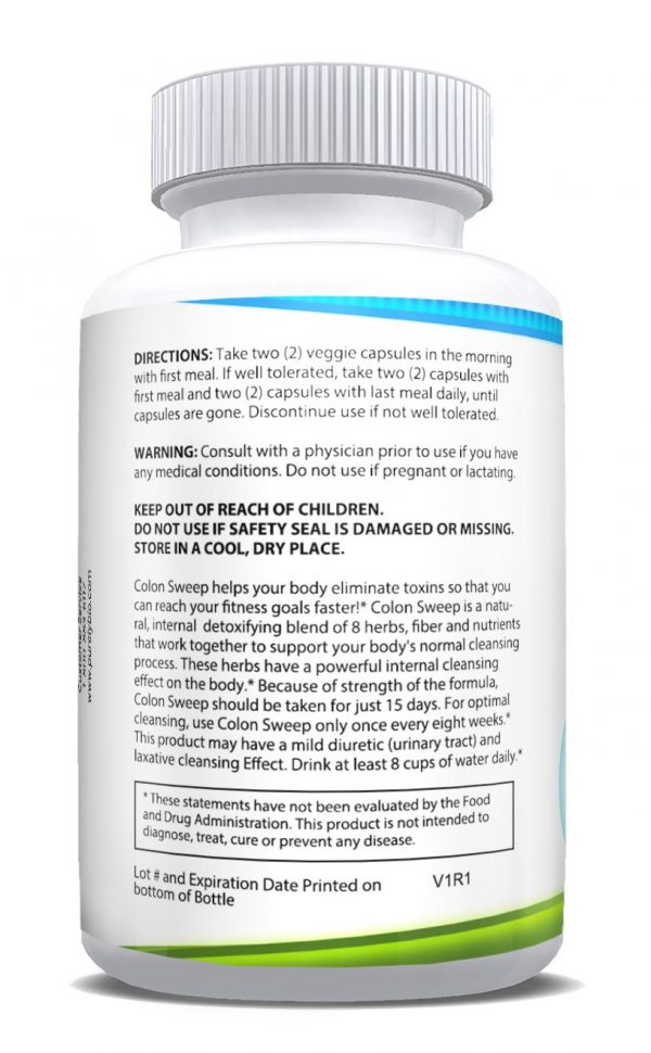 PurelyBio - Colon Sweep 60 Capsules - Image 3