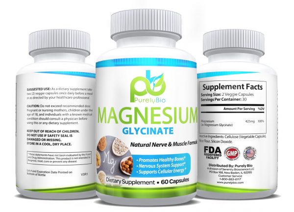 PurelyBio - Magnesium 60 Capsules - Image 4