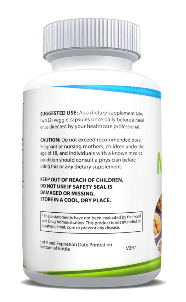 PurelyBio - Magnesium 60 Capsules - Image 3