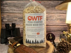 Fire Starter Waxed Pine Chips